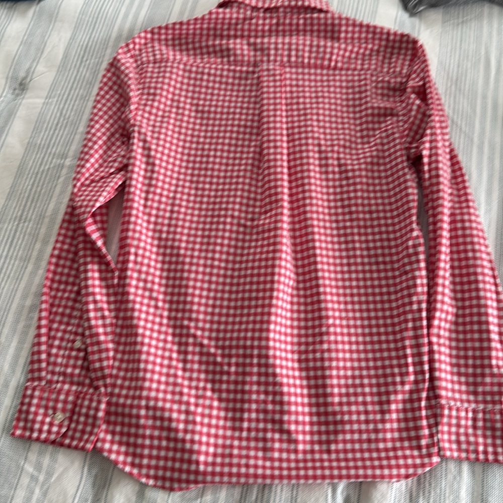 Vineyard Vines Shirt XS Class Fit ON the Go Performance Red White Plaid - Picture 6 of 6